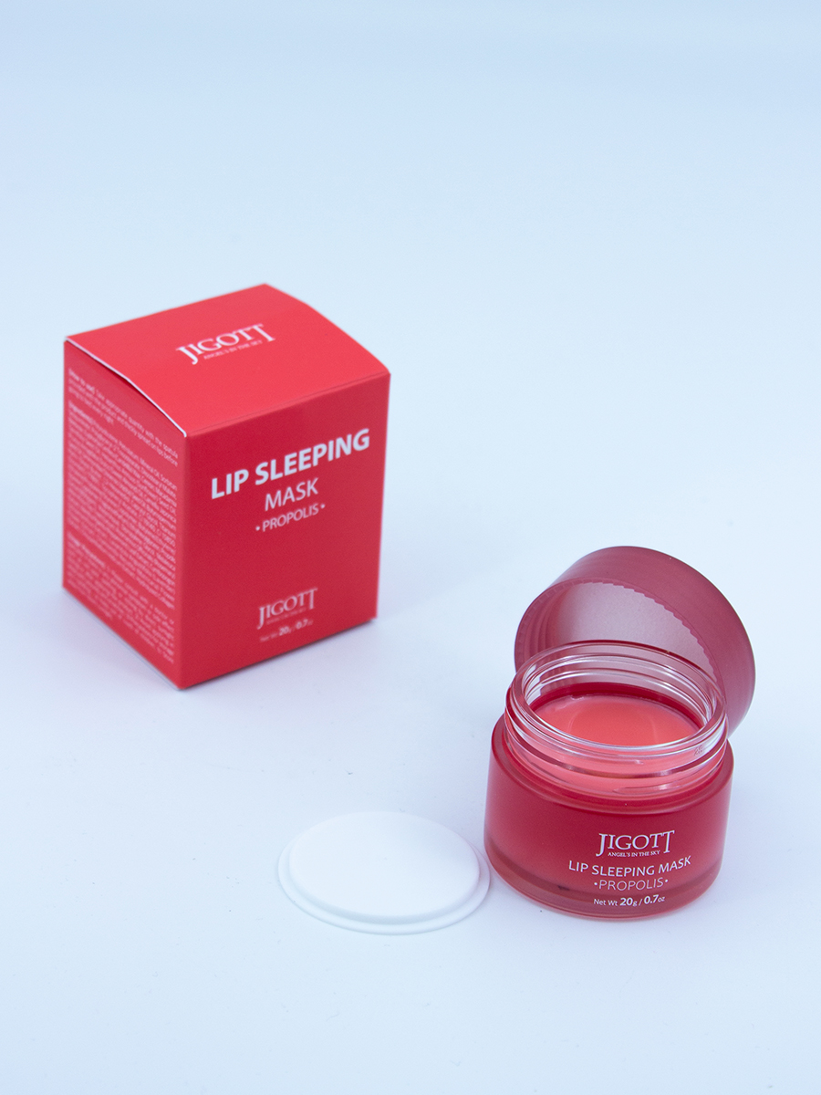 JIGOTT - МАСКА НОЧНАЯ ДЛЯ ГУБ LIP SLEEPING MASK PROPOLIS, 20G