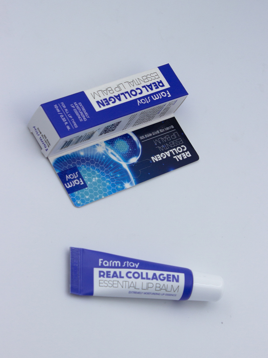 FARMSTAY - БАЛЬЗАМ ДЛЯ ГУБ С КОЛЛАГЕНОМ REAL COLLAGEN ESSENTIAL LIP BALM, 10 ML