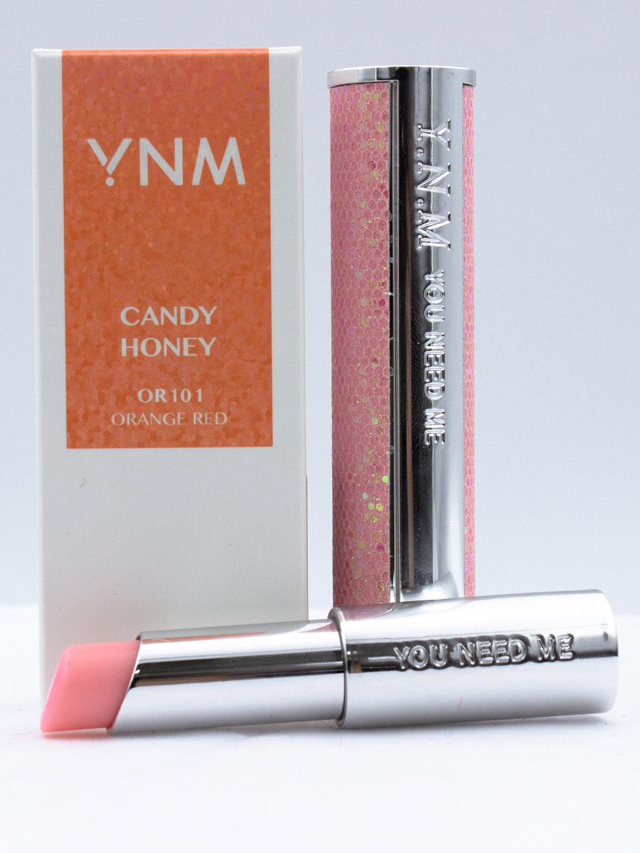 YOU NEED ME - БАЛЬЗАМ ДЛЯ ГУБ ОРАНЖЕВЫЙ CANDY HONEY LIP BALM OR101 ORANG RED, 3,2 G