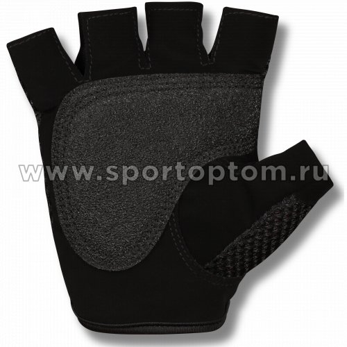 Перчатки для фитнеса INDIGO и/замша,сетка,эластан 97877 IR Черный