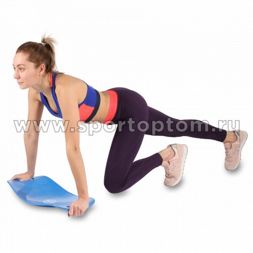 Доска балансировочная INDIGO WORKOUT BOARD TWIST IN128 65*27*7см Фиолетовый