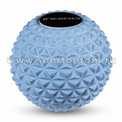 Мячик массажный для йоги INDIGO IN276 8,5 см Голубой