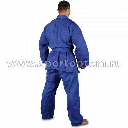Кимоно дзюдо хлопок куртка 600-650г/м2,брюки 280-320г/м2 RA-002 Синий