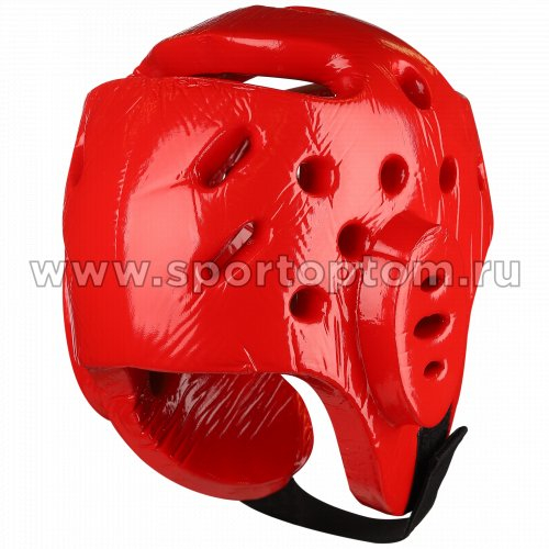 Шлем таэквондо литой F081A Красный