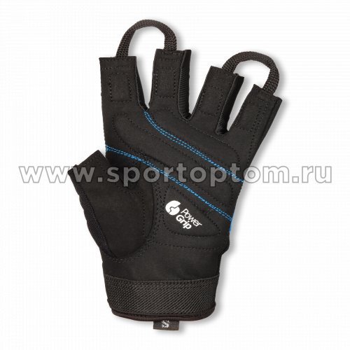 Перчатки для фитнеса мужские INDIGO Хлопок,эластан SB-16-8128 Черно-синий