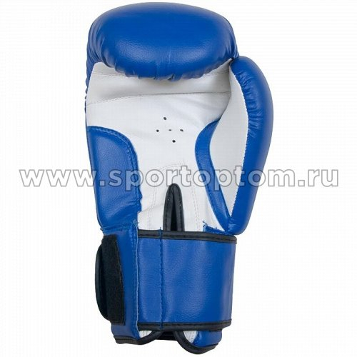 Перчатки боксерские INDIGO PS-799 6 унций Синий