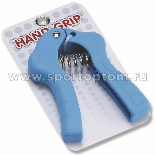 Эспандер кистевой пружинный PRO-SUPRA HEAVY пластиковые ручки 2703 Синий