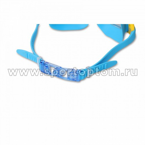 Очки для плавания (полумаска) INDIGO NEXT G6600 Сине-желтый