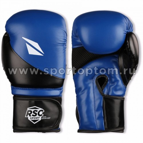 Перчатки боксёрские RSC PU FLEX BF BX 023 Сине-черный