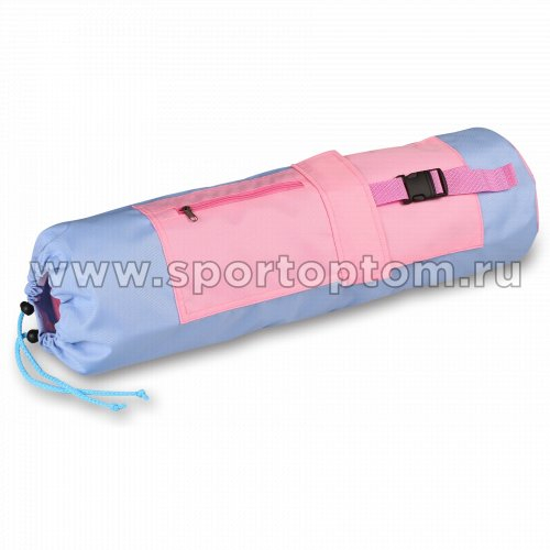 Чехол для коврика с карманами SM-369 61*18 см Голубо-розовый
