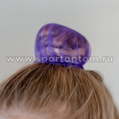Сеточка для волос INDIGO SM-329 9 см Фиолетовый
