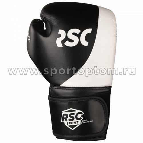 Перчатки боксёрские RSC POWER PU FLEX SB-01-135 Черно-белый
