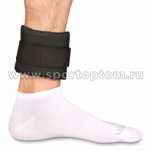 Манжета на ногу (ткань, сетка) SM-379 28*10*1 см Черный