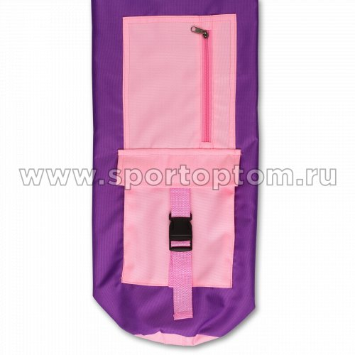 Чехол для коврика с карманами SM-369 61*18 см Фиолетово-розовый