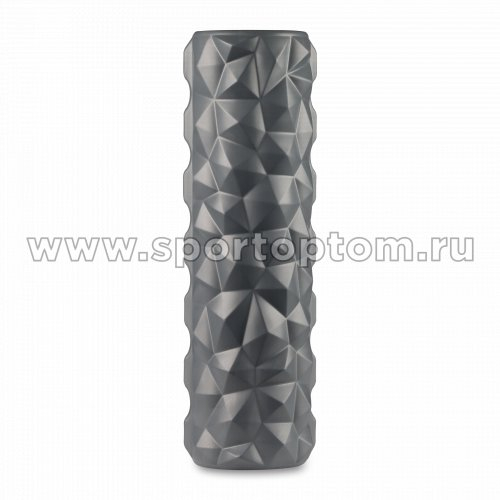 Ролик массажный для йоги INDIGO PVC (Валик для спины) IN278 45*14 см Серый
