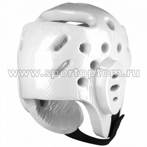 Шлем таэквондо литой F081B Белый