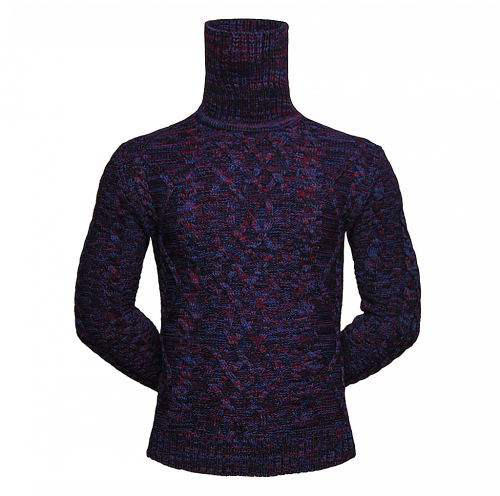 Теплый, разноцветный свитер 3XL-5XL (1970)