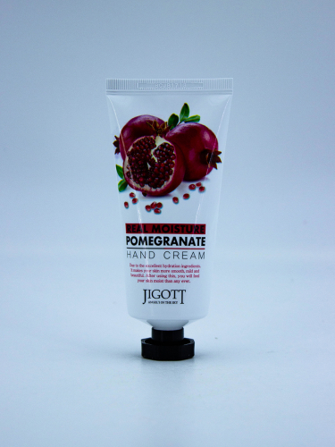 JIGOTT - КРЕМ ДЛЯ РУК С ЭКСТРАКТОМ ГРАНАТА REAL MOISTURE POMEGRANATE HAND CREAM, 100 МЛ