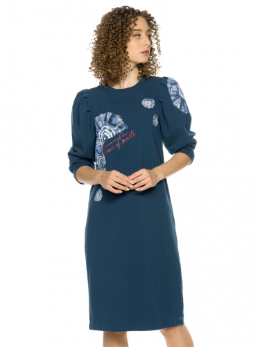DFDJ6829 Платье женское Темно-синий(54)