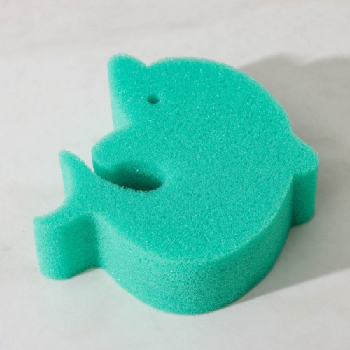 Губка для тела детская «Дельфин», 9×9 см