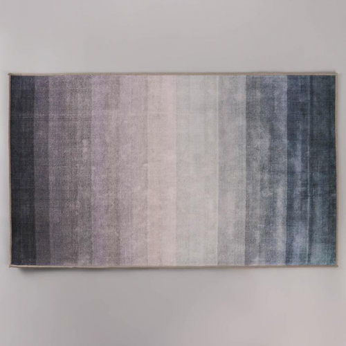 Коврик для ванной Доляна «Нега», 60×100 см, цвет серый