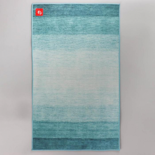 Коврик для ванной Доляна «Лазурный», 60×100 см, цвет синий