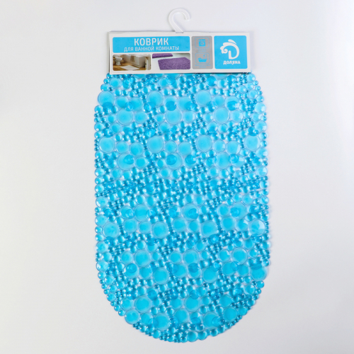 SPA-коврик для ванны на присосках Доляна «Шампанское», 36×68 см, цвет МИКС