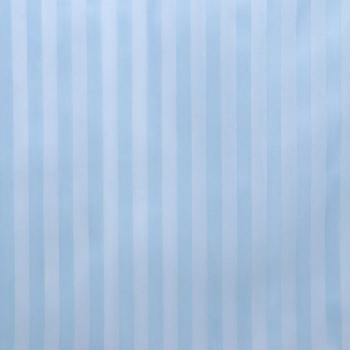 Штора для ванны Доляна «Полоска», 180×180 см, полиэстер, цвет голубой