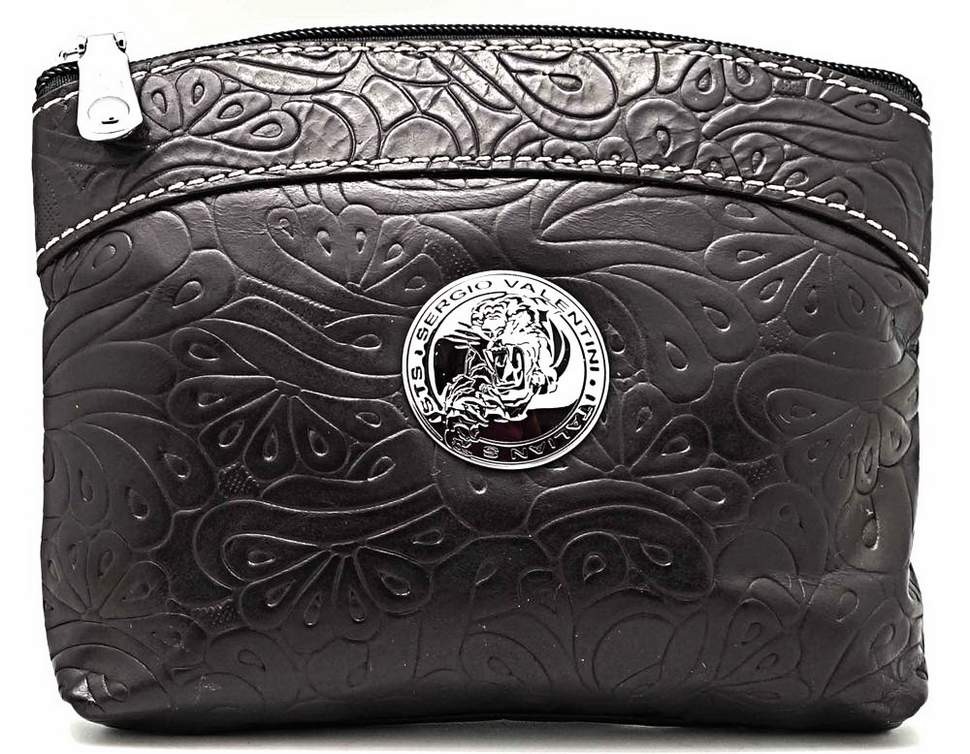 Женская кожаная косметичка Sergio Valentini СВ 3184-5044