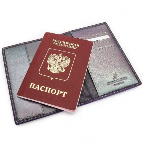 Женская кожаная обложка для паспорта Sergio Valentini СВ 8140-005/2