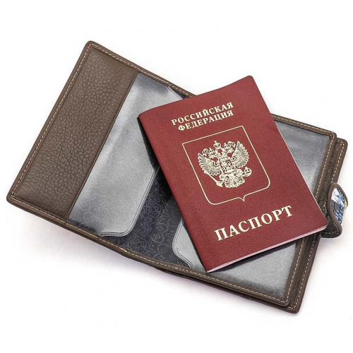 Женская кожаная обложка для паспорта и автодокументов Sergio Valentini СВ 8150-342