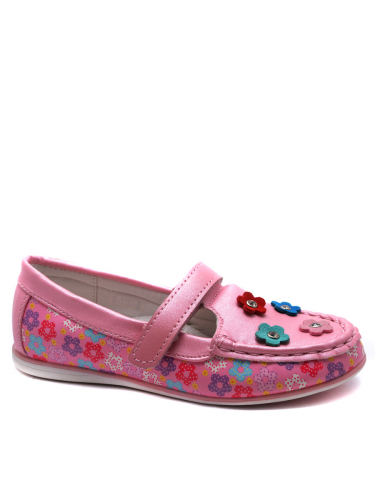 Туфли для девочек B-1137-B, розовый
