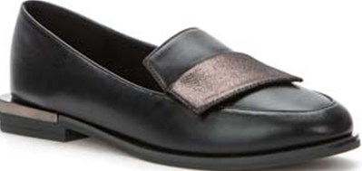 туфли женские 918700/05-01, черный/т.серебряный