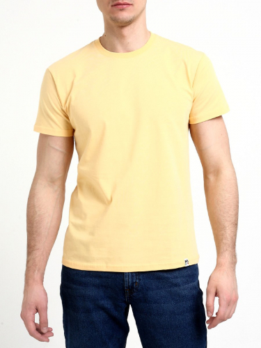 Мужская футболка F5, Regular fit (полуприлегающий силуэт), круглый вырез горловины, короткий рукав. Выполнена из классического трикотажного полотна.