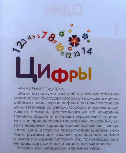 Цифры:свойства.Примеры.Здания; сер. Готовимся к школе играя