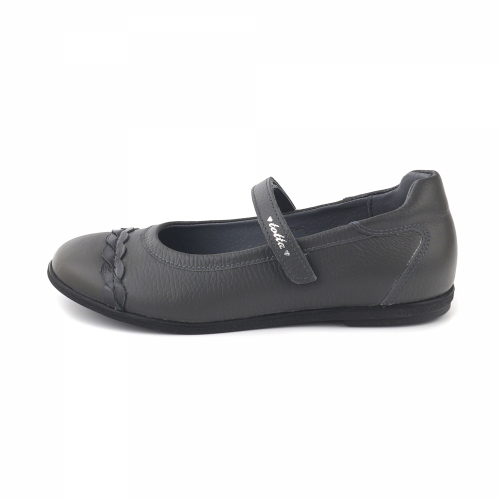 30001/2(2)-КП-01 (серый) Туфли школьные ТОТТА оптом (нат. кожа), размеры 37-38