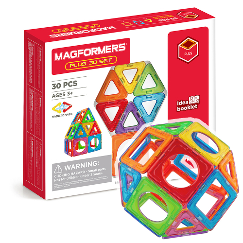 Магнитный конструктор MAGFORMERS Plus 30