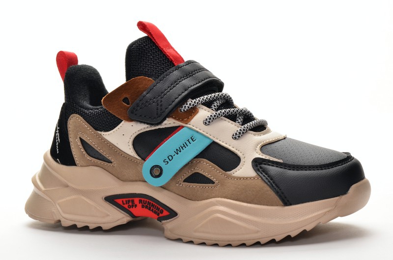 Baas DC6226-26 Кроссовки чер-мульти иск кожа, подклад байка