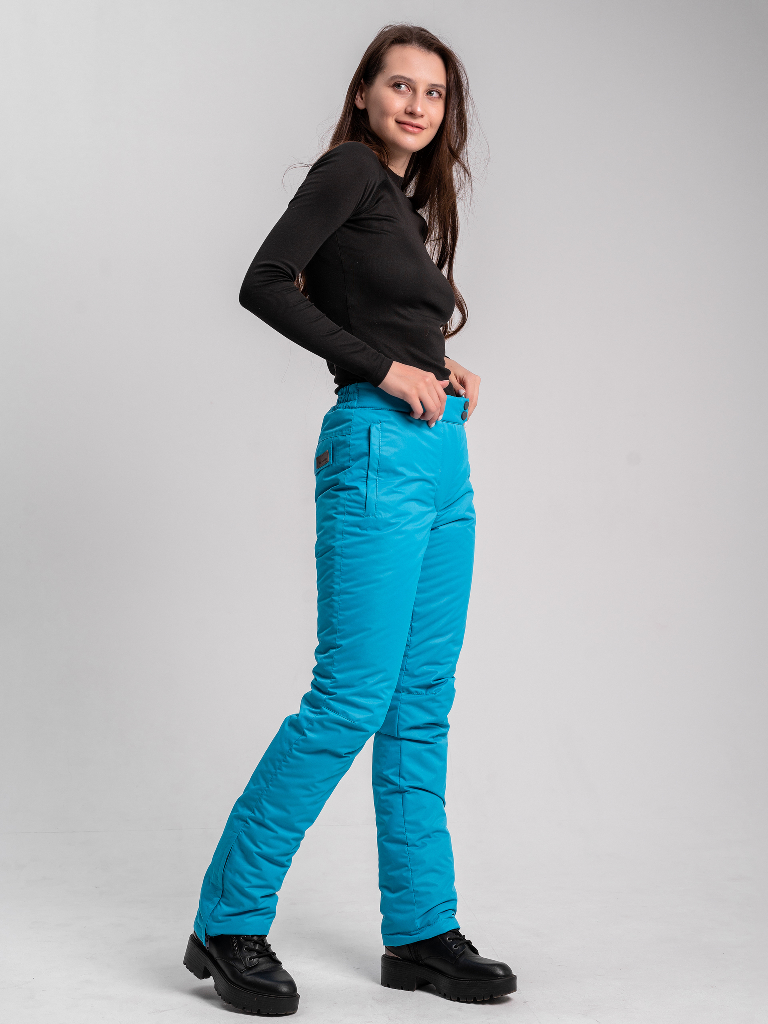 Брюки зимние Мембрана океан арт.370. Yollochka