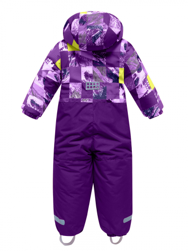 Комбинезон Valianly детский для девочки фиолетового цвета 9218F