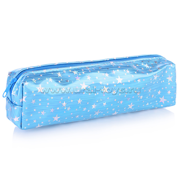 Косметичка 21x4x5cм (ПВХ+полиэстер) в дисплее