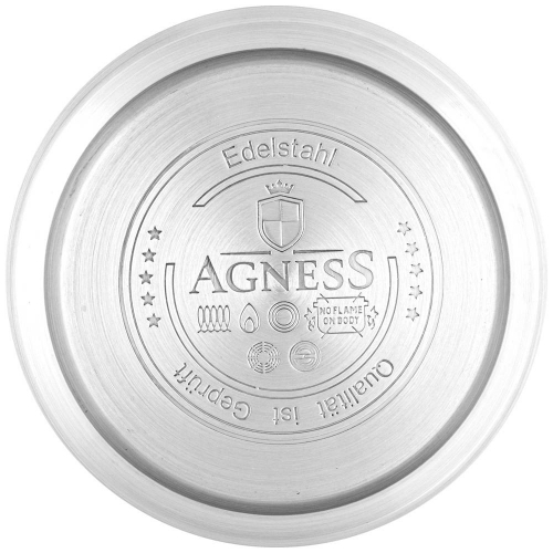 ЧАЙНИК AGNESS СО СВИСТКОМ, СЕРИЯ ТЮДОР, 3,0 Л ТЕРМОАККУМУЛИРУЮЩЕЕ ДНО, ИНДУКЦИЯ