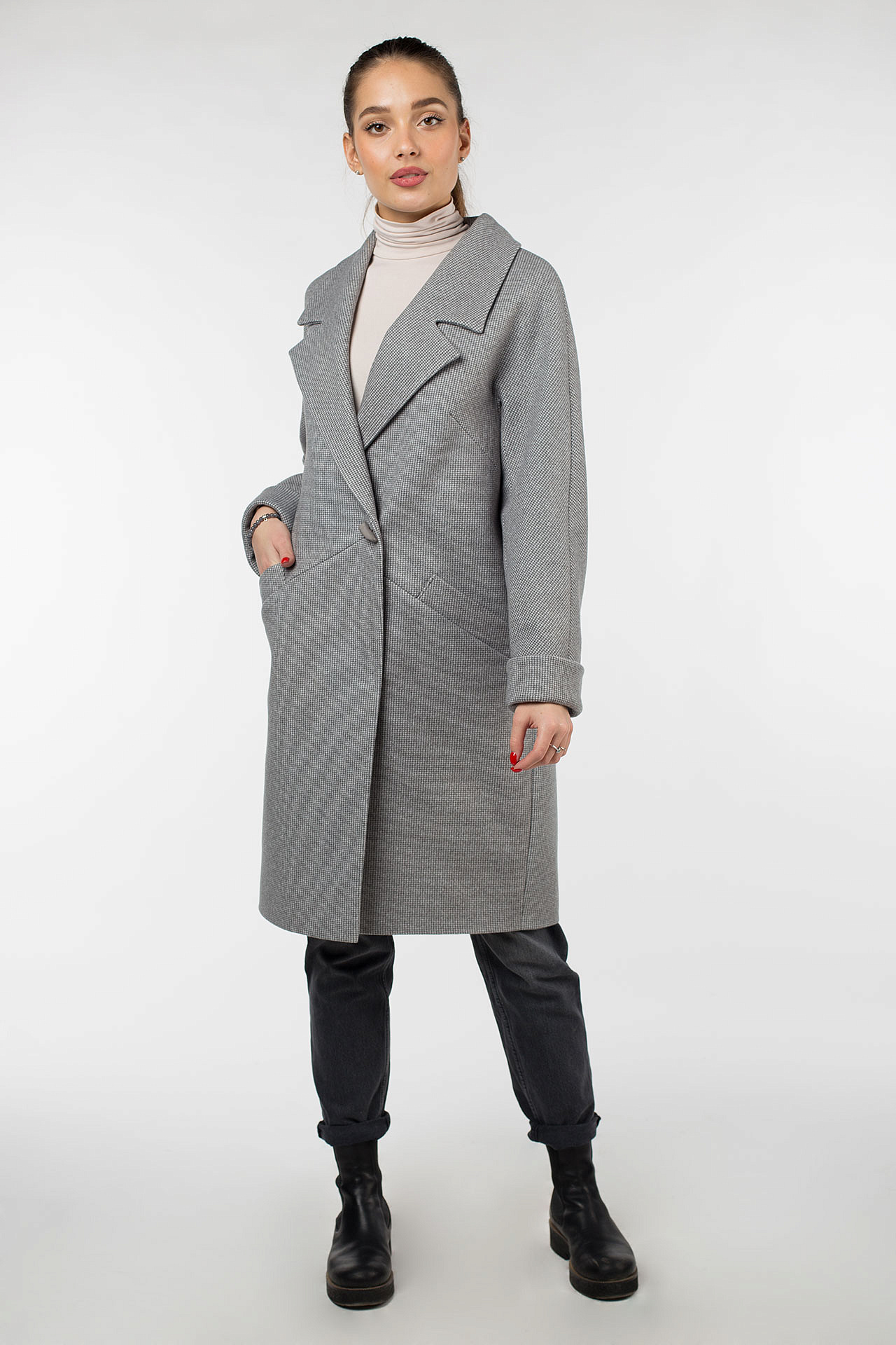 01-09434 Пальто женское демисезонное