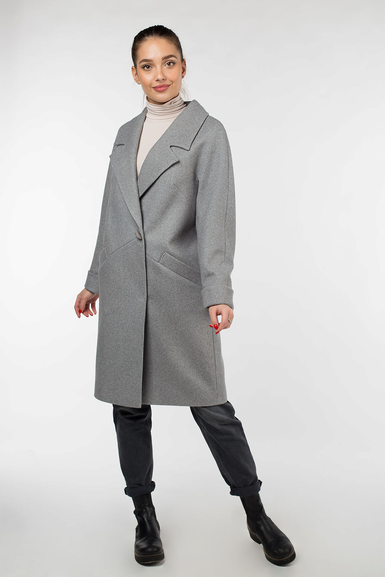 01-09434 Пальто женское демисезонное