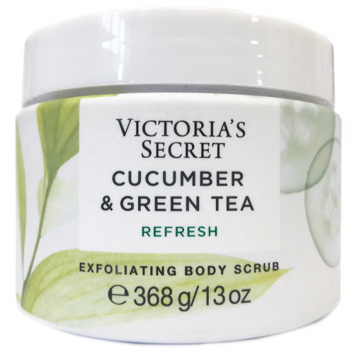 Отшелушивающий скраб для тела Victoria's Secret Cucumber & green tea refresh 368 g.