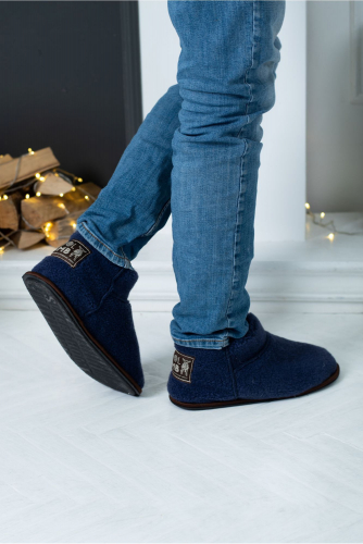 УГГИ UGG BOOTS WOOL цвет Индиго