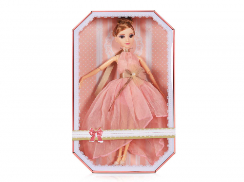 Sariel. Кукла в персиковом платье в кор. (20,5 х33 х6) арт.7721