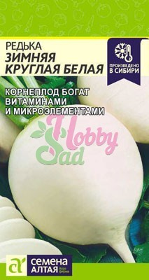 Редька Белая Зимняя круглая (1 г) Семена Алтая