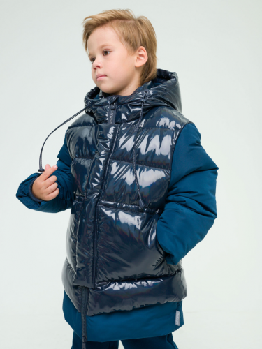BZXW3297 Куртка для мальчиков Индиго(15)
