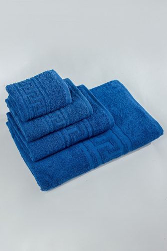 Полотенце махровое пл 380 - Ярко-синий